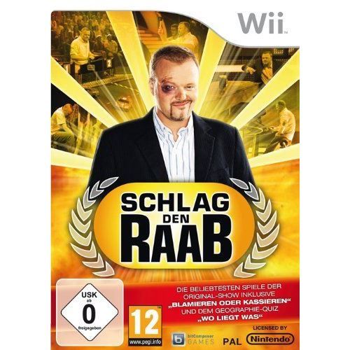 Bandai Namco Entertainment Jeu Vidéo - Schlag Den Raab - Wii - Import Allemand - Party Game - Version En Boîte