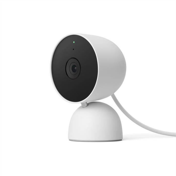 Caméra de surveillance - Google Nest - 2nde Génération GA01317-FR - Extérieur/Intérieur - 2 MP - 1920 x 1080 - 1080p - Audio - Wi-Fi