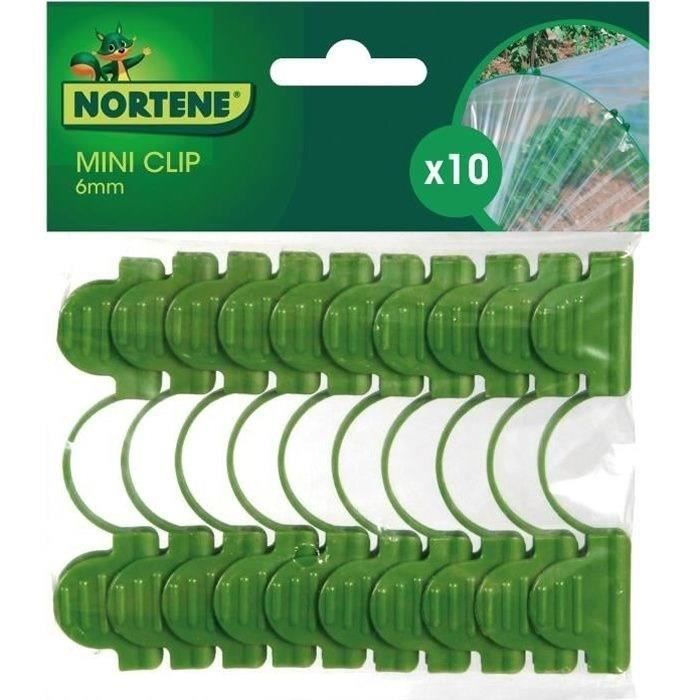 NORTENE Clip de fixation pour arceaux 6 mm x10