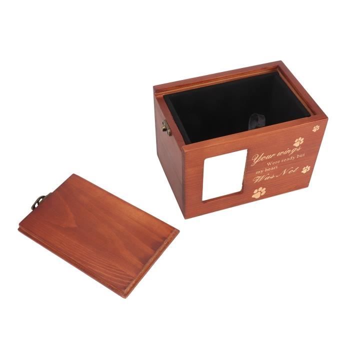 Meilleurs prix pour Omabeta Cercueil De Cendres En Bois Pour Animaux De Compagnie Urne En Bois Pour Animaux De Compagnie, Boîte Avec Animalerie Jouet