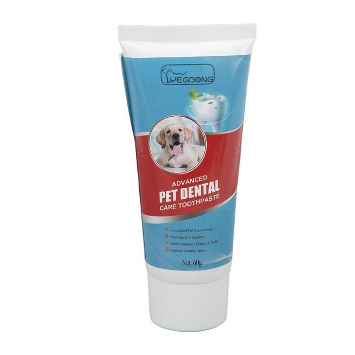 Meilleurs prix pour OMABETA Dentifrice pour chien Dentifrice comestible pour chiens et chats, 60g, élimination de la mauvaise animalerie materiel