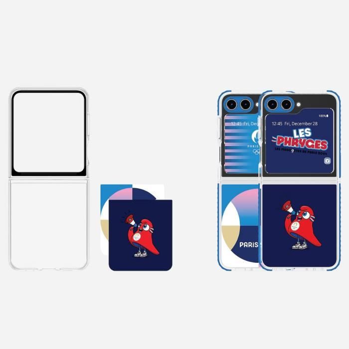 Coque Samsung Z Flip 5 Coque JO 2024 - vue 2