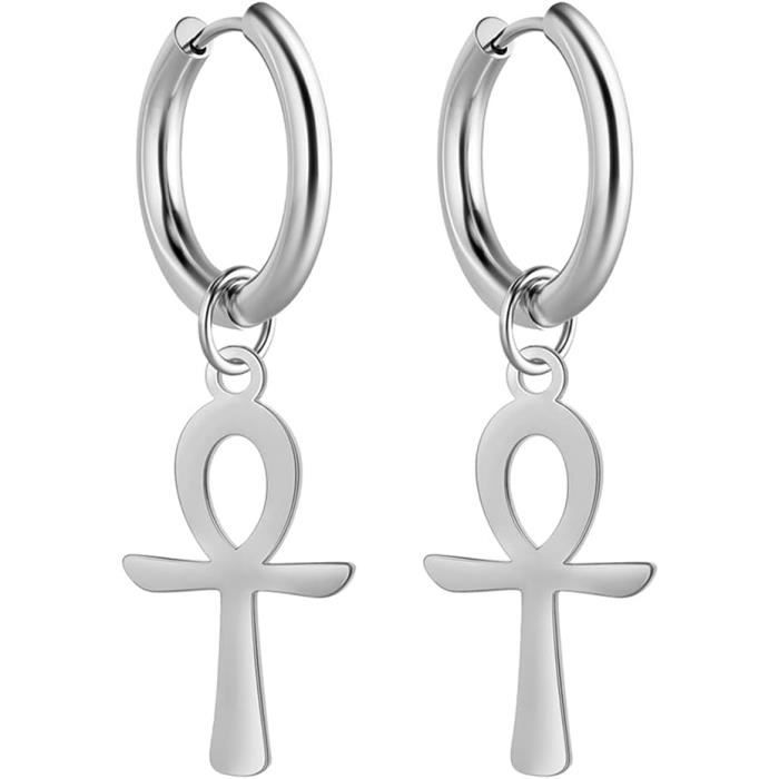 Pendentif égyptien Et Boucles D'oreilles Style Afrique Du Nord - Occasion - Bijoux Ethniques