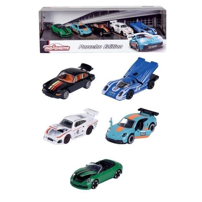 Majorette Porsche Motorsport Giftpack 5 Pièces Voiture Miniatures en Métal Echelle 164ème 2 Modèles Exclusifs 212053172 - vue 3