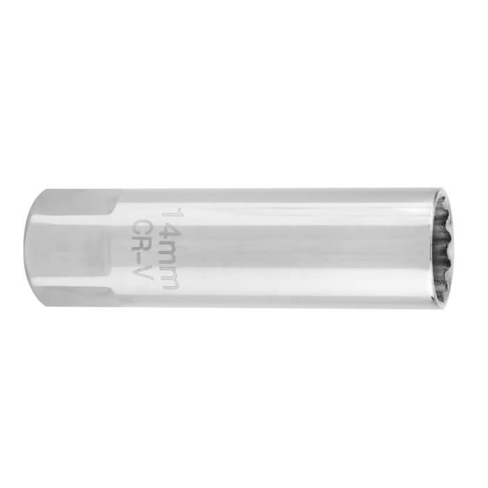 WEGREAT Lot De 2 Douilles Bougie Allumage 14/16mm Avec Rallonge 30cm - Clé Magnétique Pivotante
