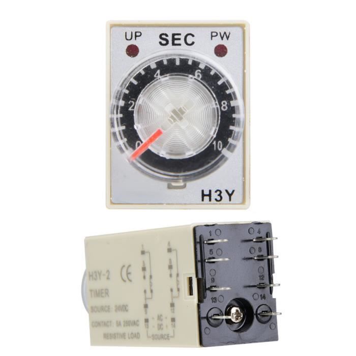 SCHIK H3Y-2 36 V Petit Relais Temporel 0-10S ST6P Relais