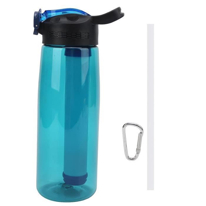 Bouteille D'Eau Filtrante ÖKO 1L - Technologie Dérivée De La NASA, Filtre Charbon Pour Voyage Et Maison