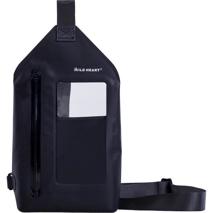 Sac ?�tanche TRAHOO - Plong?�e sous-marine - Poche transparente pour smartphone - Noir - Cdiscount 