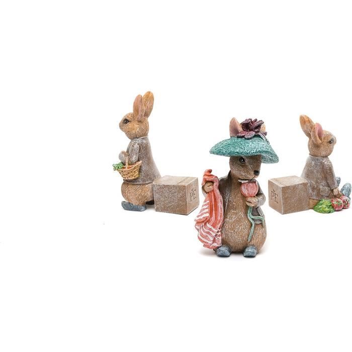 Beatrix Potter - Vase De Jardin Anglais - Décoration Maison - H 11,5 X L 5,5 X P 6 Cm