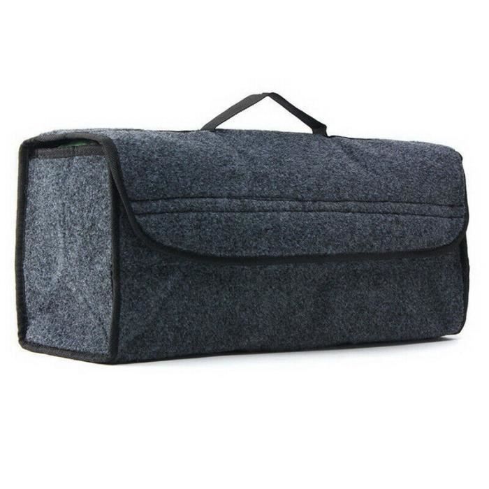 Gris grand antidérapant coffre voiture coffre coffre organisateur rangement  sac à outils - Cdiscount Auto