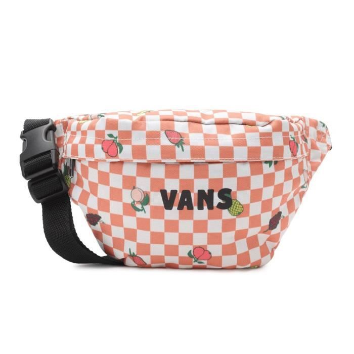 Fanny Pack VANS Traveler Orange et Blanc Mixte Zippee Orange Blanc Cdiscount Bagagerie Maroquinerie