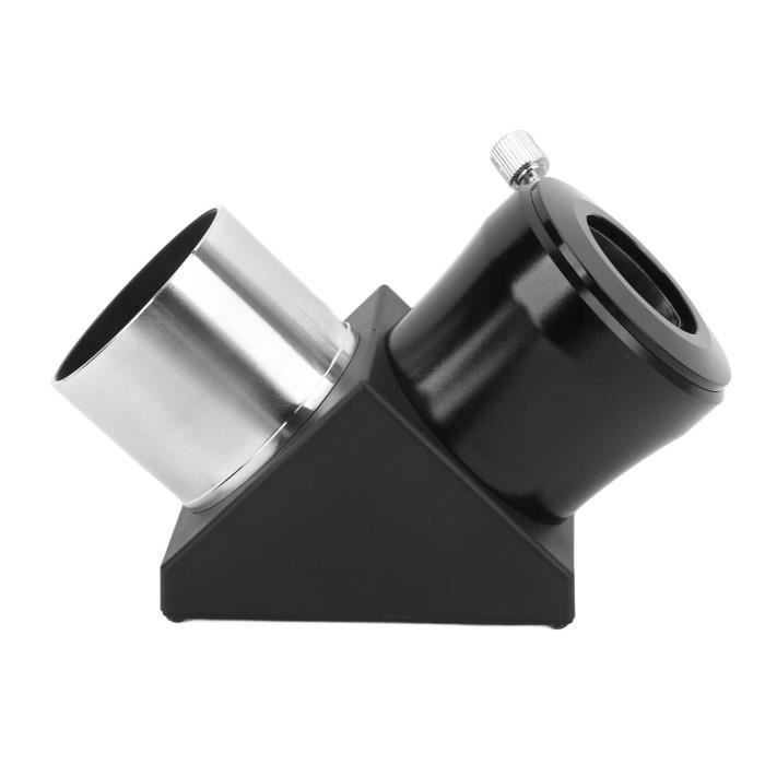 Miroir Diagonal Télescope 90 Degrés - Conversion 0,965" à 1,25" - Pour Observations Astronomiques Confortables - Marque SG Store - Livré Avec Accessoires