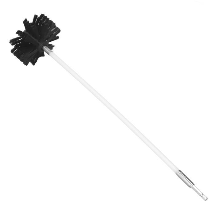 Kit De Nettoyage Pour Pommeau De Douche - 20 Pièces (10 Brosses + 10 Tiges Métal) - Vert/Orange