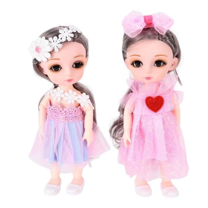 Acheter 17cm poupée fille jouet Mini poupée mobile poupée articulée jouets  vêtements habiller cadeaux