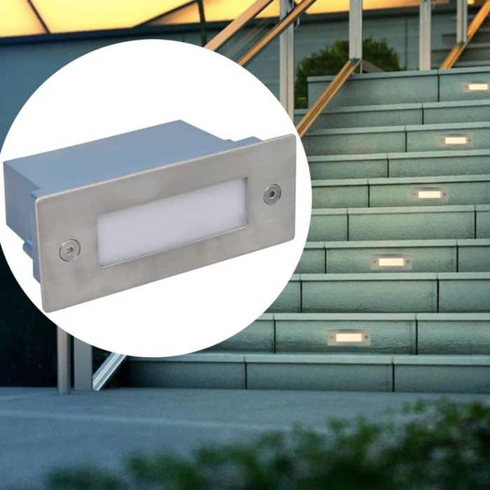 vidaXL Lampes LED Encastrée d'escalier