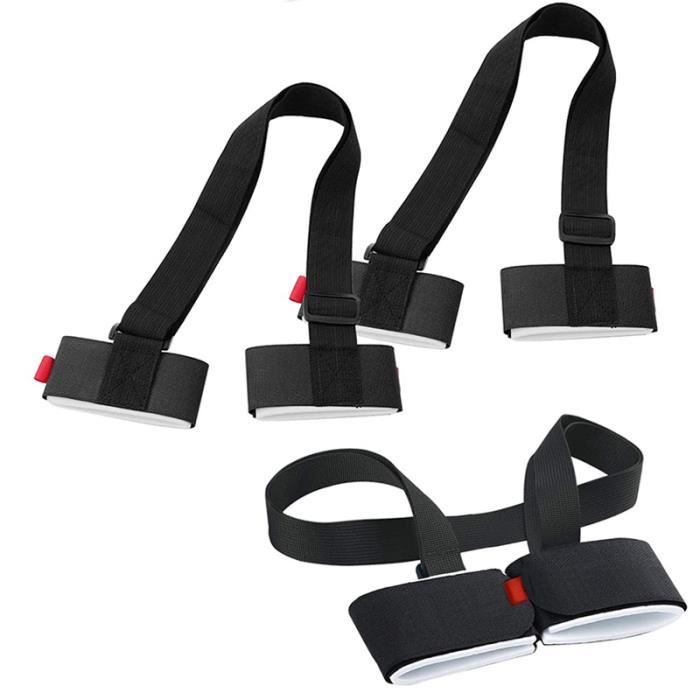 3 Pièces Porte Ski,VIPITH Réglable Sangle de Ski, Épaules Bandoulière pour  Transport de Skis, Convient à Adultes et Enfants，Noir - Cdiscount Sport