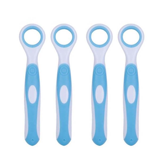 4pcs Bebe Langue Grattoir Outil De Soins Buccaux Nettoyeur Enfants De Mise Au Rebut Accessoires Brosse A Dents Gratte Langue Cdiscount Au Quotidien