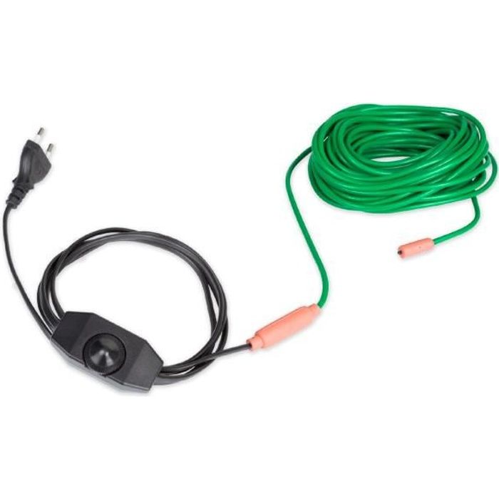 Waldbeck Greenwire Select 12 Câble chauffant 12m pour plantes - Thermostat IP68