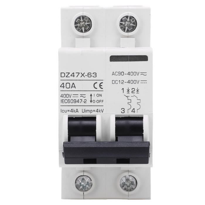 Eosnow DC-Leistungsschalter 2P DZ47Z 125 100A DIN-Schiene Miniatur Für