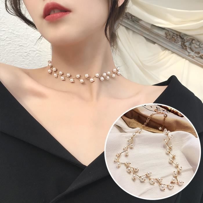 Collier ras de cou mariage outlet
