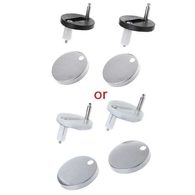 6 Pièces Abattant WC Fixations Charnières, Vis d'Expansion pour Lunette