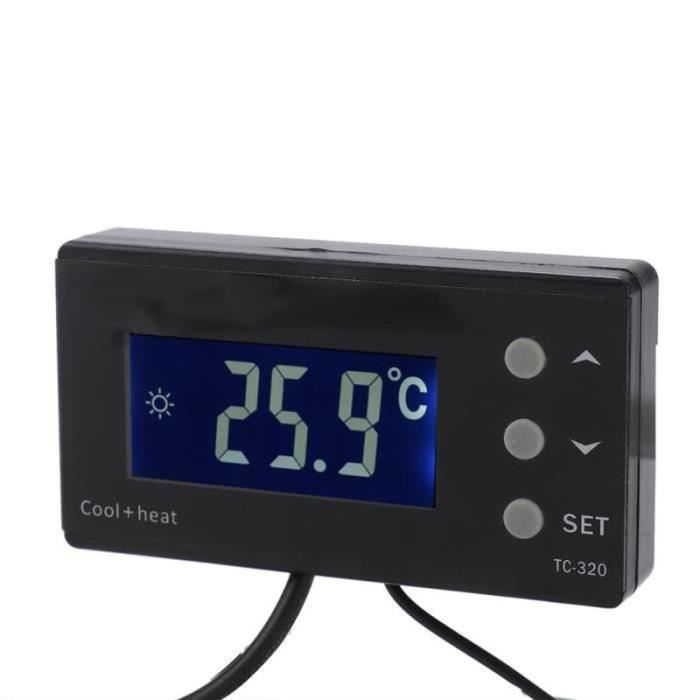 Drfeify Thermostat numérique pour reptiles Régulateur de température