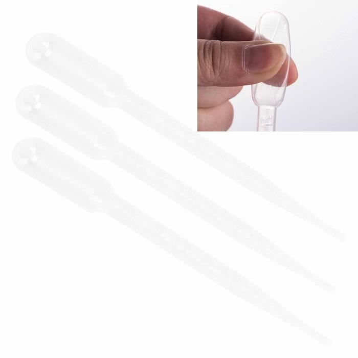 Zerodis pipettes de transfert jetables 100 pcs 3 ml Pipettes De