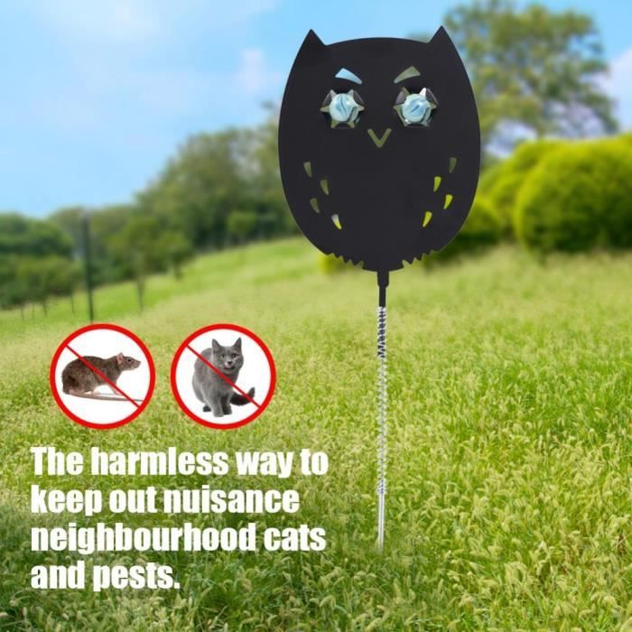 Repulsif Chats Hibou Repulseur De Nuisible Pour Chats Nuisibles Rats Cdiscount Jardin