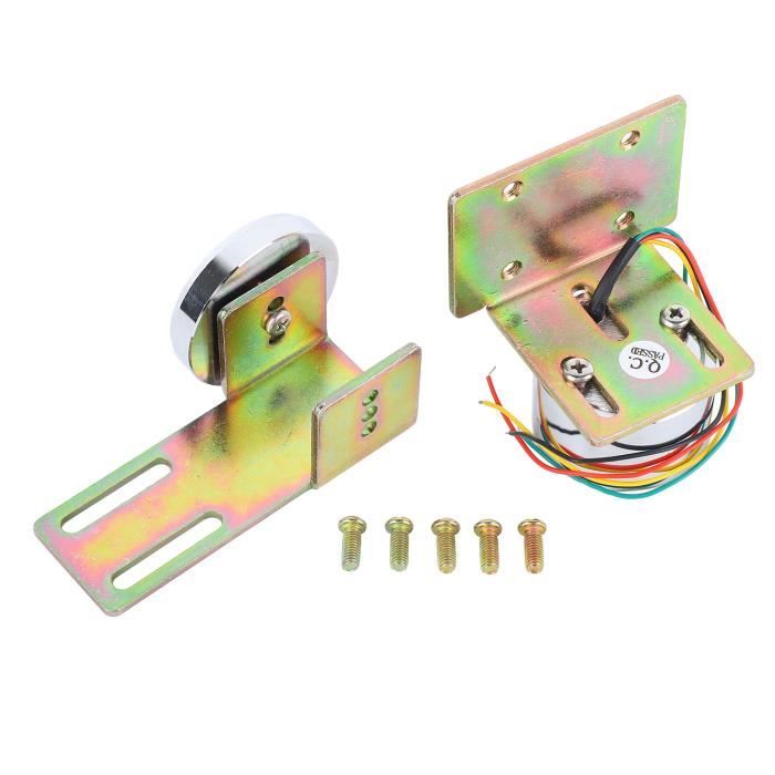 Serrure électromagnétique Double Porte 12V - Force De Maintien 280Kg - Anodisée Anti-oxydation