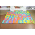 36pcs Puzzle tapis mousse Alphabet et chiffres Tapis de sol- Bébé Enfant Jouet-1