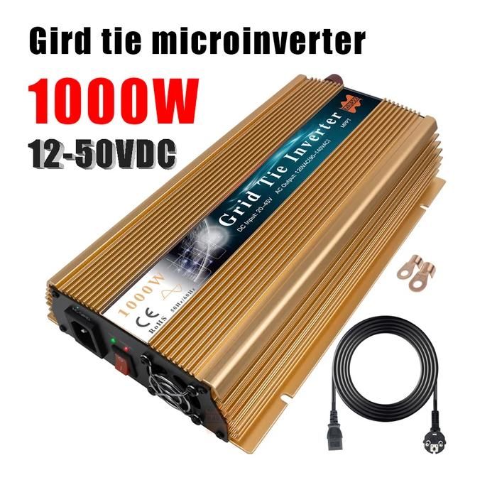 Micro Onduleur Connecté au Réseau Solaire, Sortie de Puissance de 1000W — free download