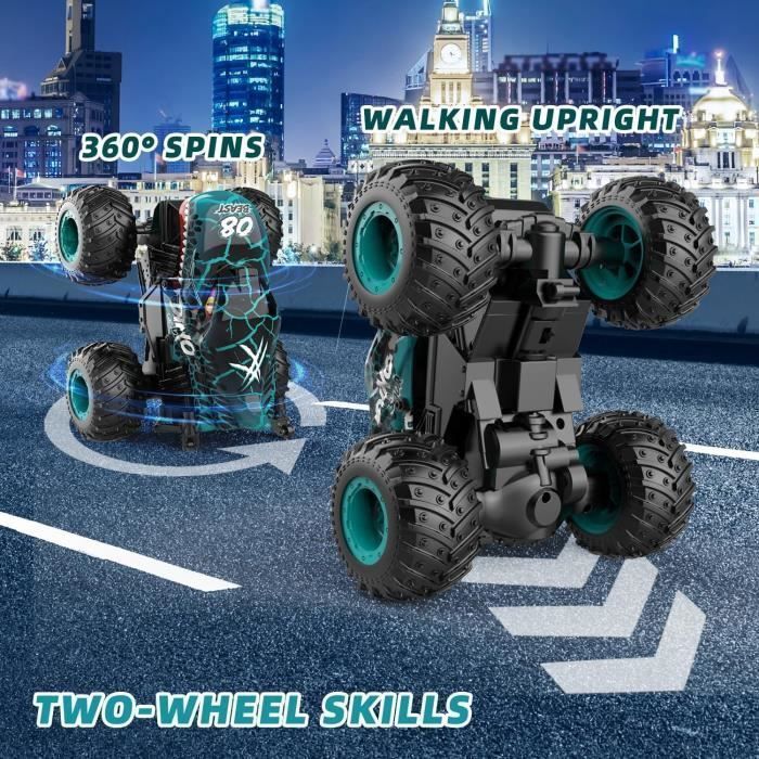 V?�hicule radiocommand?� - Jouets gar?�on - Monster Truck 1:20 - 20 km/h - Lumi?�res LED - Danse 