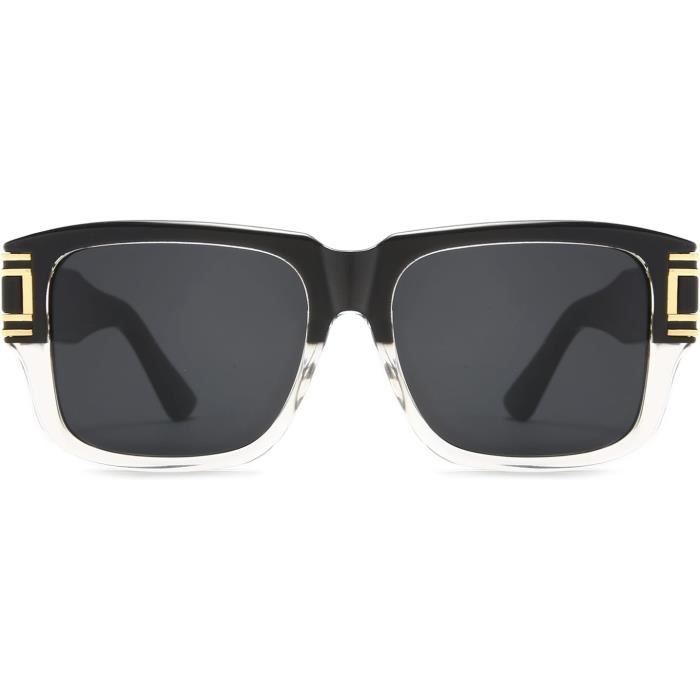 Lunette de sale soleil carré noir