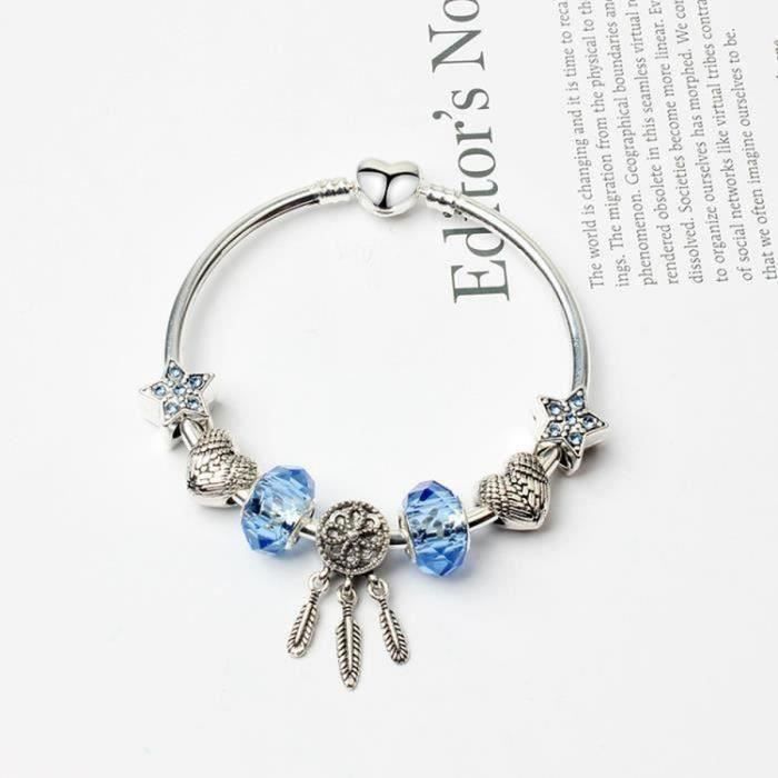 19cm Charms Bracelet Pandora Style bijoux Femme capteur de rêves Charms  Femme Bijoux - CSBIJX-A0028 - Achat / Vente bracelet - gourmette 19cm  Charms Bracelet Pandora Style bijoux Femme capteur de rêves