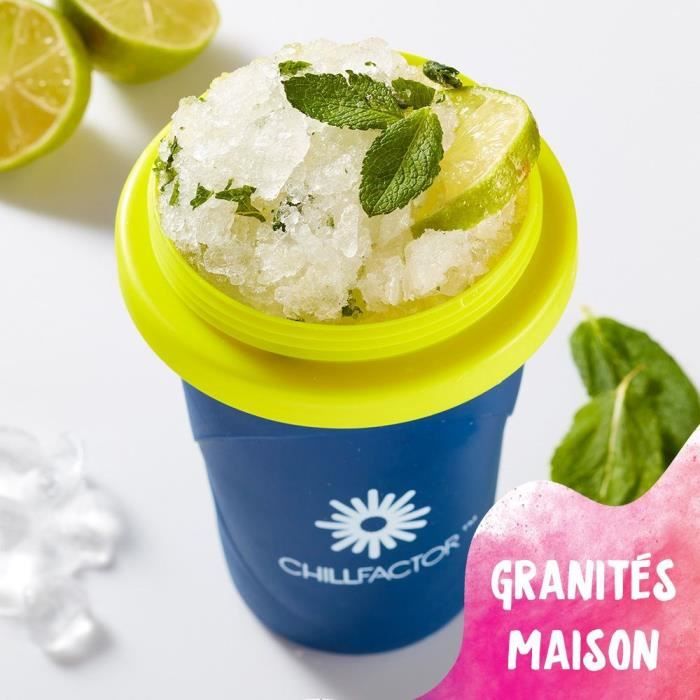 BANDAI CHILLFACTOR CO07950 - Jouet de cuisine - Machine à granité avec gobelet réutilisable et paille incluse - Jouet familial - Parfait pour les cadeaux