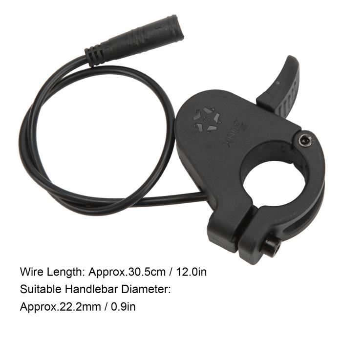 Les-Theresa Accélérateur Au Pouce 24-72V Pour Bafang BBS01 BBS02 - Connecteur Étanche
