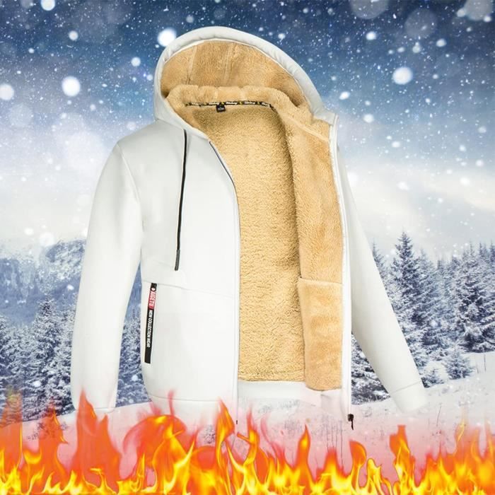 Sweat polaire a capuche homme on sale