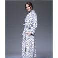 PC21224-1PCS Peignoir de Bain femme homme Robe de Chambre Pour l'hôtel Spa Sauna Vêtements de nuit avec taille XL-2