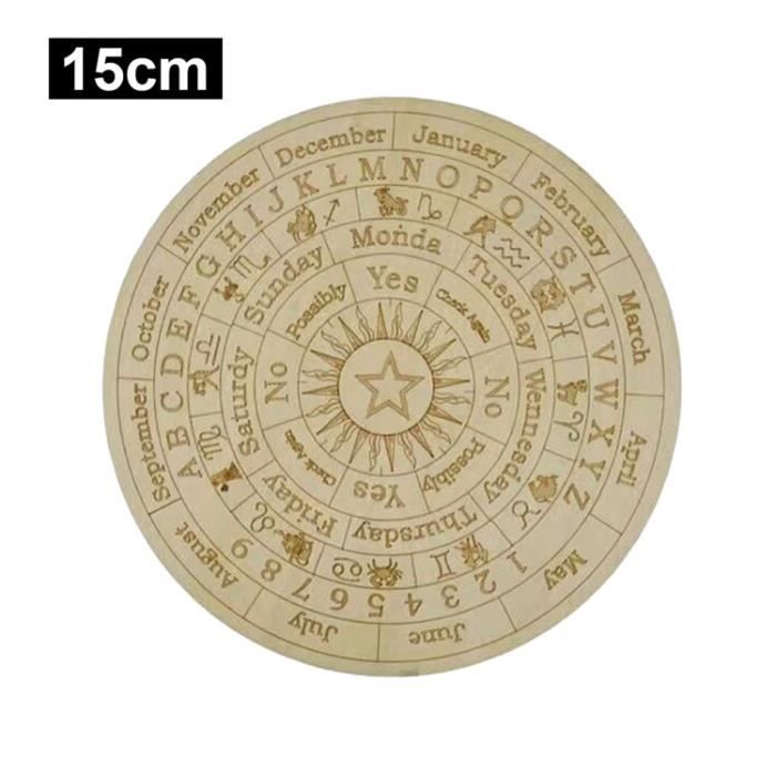 Gorgecraft étoile Motif Pendule Planche En Bois Divination Métaphysique