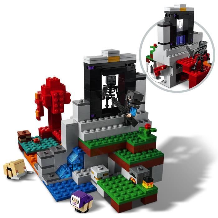 21255 - LEGO® Minecraft - L'Embuscade au Portail du Nether LEGO