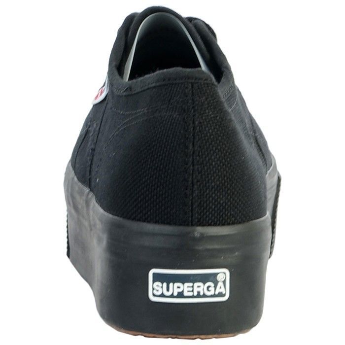 Femme Superga Plateforme Noir Superga Blanche Femme Baskets