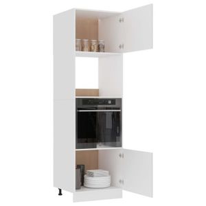 Meuble de cuisine pour micro-ondes - 60 cm - 3 Coloris au choix
