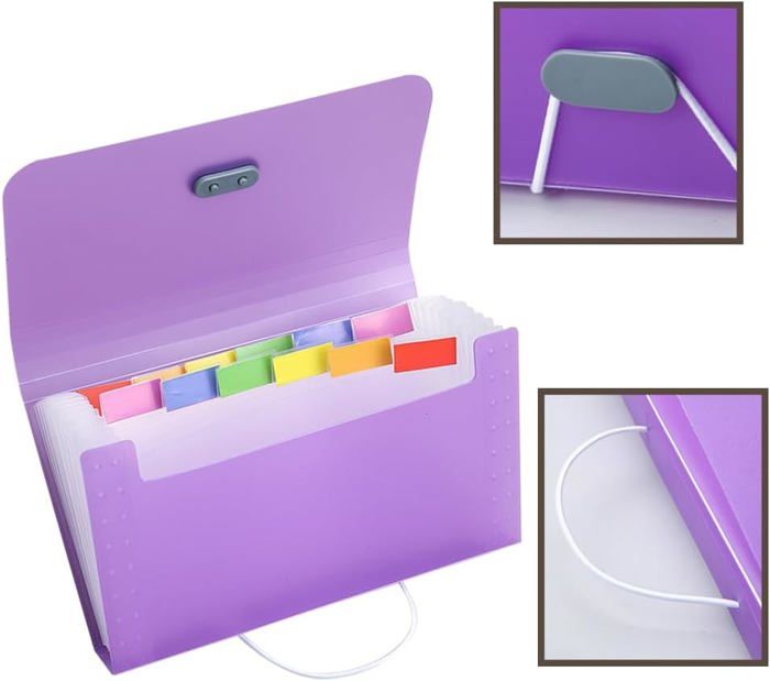 Classeur A4, classeur à documents, en plastique à ... – Grandado