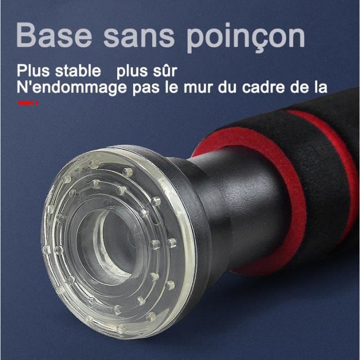 Iron Gym Barre De Traction Pour Porte - Réglable, Amovible, Sans Perçage, Supporte 100kg