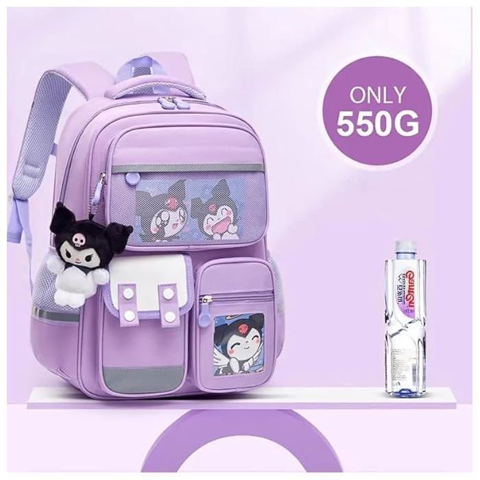 Sac à Dos Enfant KPop Demon Hunters - Cartable école, Léger, Compartiment Ordinateur 14" - Style Coréen, Imperméable