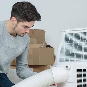 Raccord Coudé à 3 Mâchoires Pour Tuyau D'évacuation Climatiseur - Diamètre 26 Mm, En Plastique ABS Blanc - Compatible Unités Extérieures Mini-split Et Climatiseurs