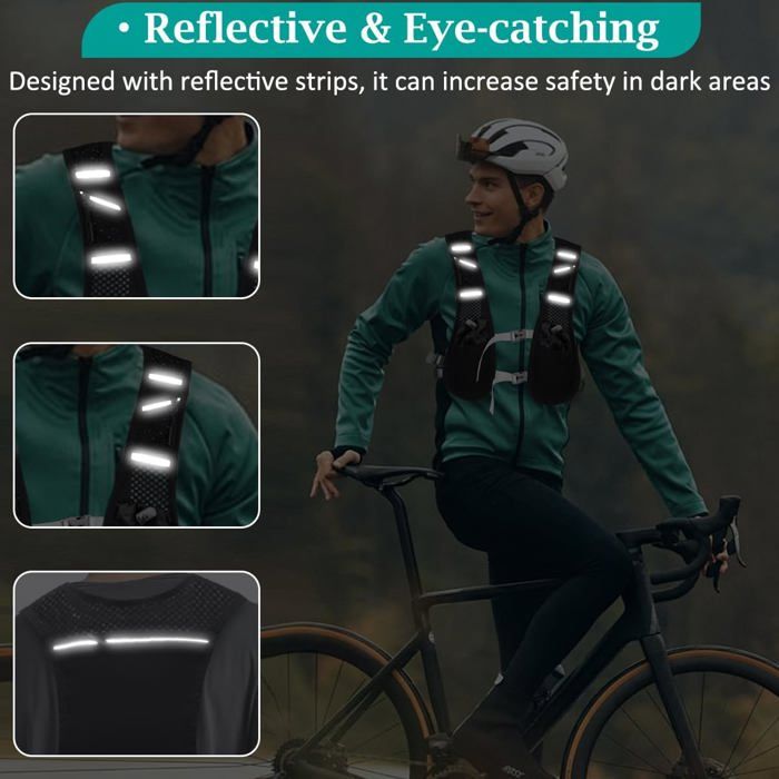 Sac A Dos Velo, Sac Hydratation Avec Imperméable Et Serviette De Sport, Sac à Dos De Cyclisme Pour Homme Et Femme, Idéal Pour La Randonnée, L'Escalade, Le Cyclisme, La Course à Pied