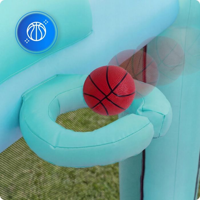 Teamson Kids – Bateau Pirate Gonflable Aire De Jeux Aquatique 229 X 172 X 114 Cm, 7 Accessoires, PVC Durable, Dès 3 Ans – Idéal Jardin été