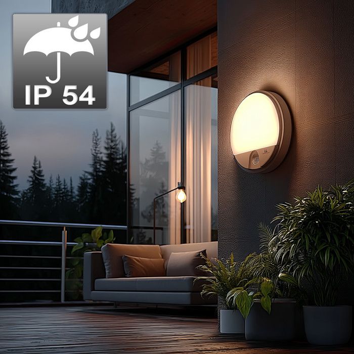 Lampe LED Infrarouge Avec Détecteur De Mouvement MACLEAN MCE244 - Blanc - Neuf