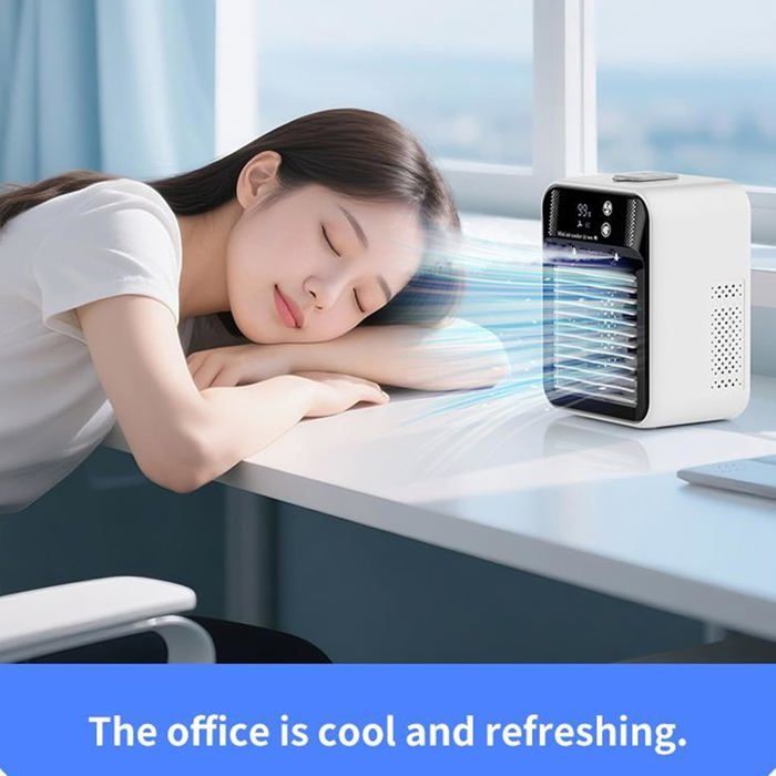 Mini climatiseur portable, Refroidissement rapide par pulvérisation